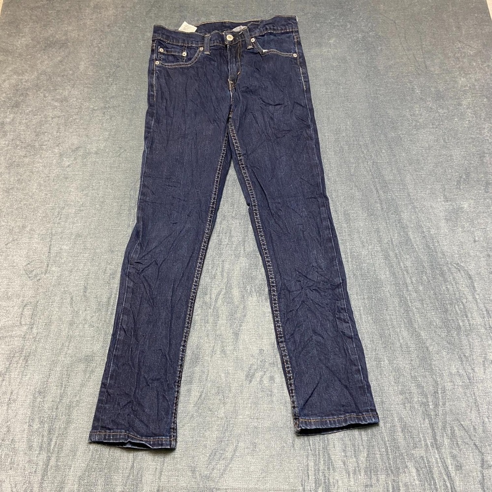 Levi's 511 Jeans Mens 29x30 Blue Denim Dark Wash Slim Fit Straight Leg Cozy